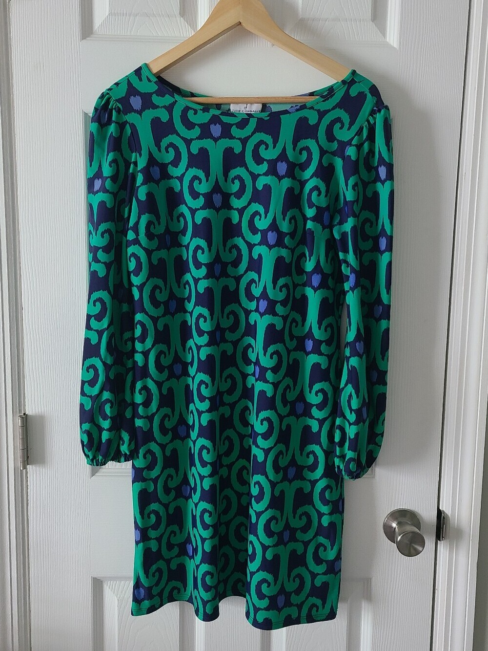 Jude Connally Ikat Emerald Knot Dress